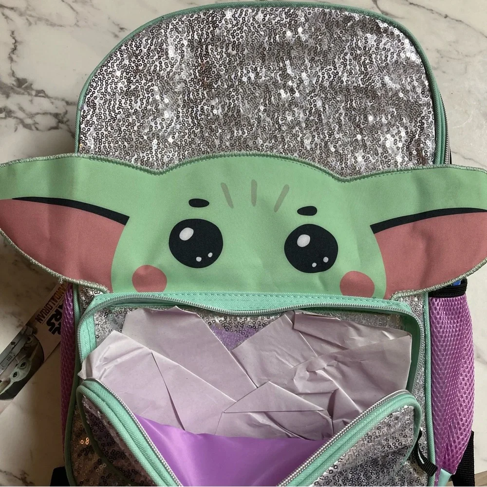 NEW Disney Star Wars Baby Yoda Mandalorian Backpack